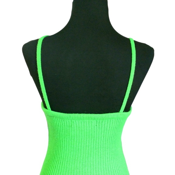 NWT Almost & Famous Green Knitted Dress - Picture 11 of 16